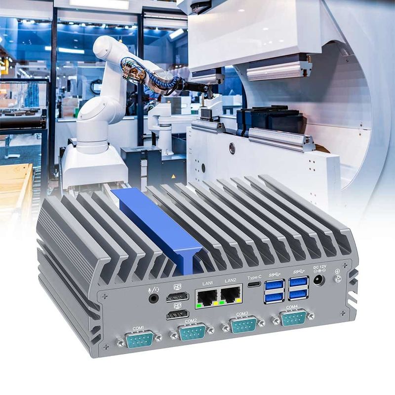 Triple Display Intel N100 Fanless Industrial Computer
