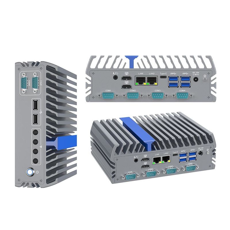 Fanless Embedded Computer 6W TDP With 12th Gen Intel Alder Lake-N N100 CPU 16GB DDR5