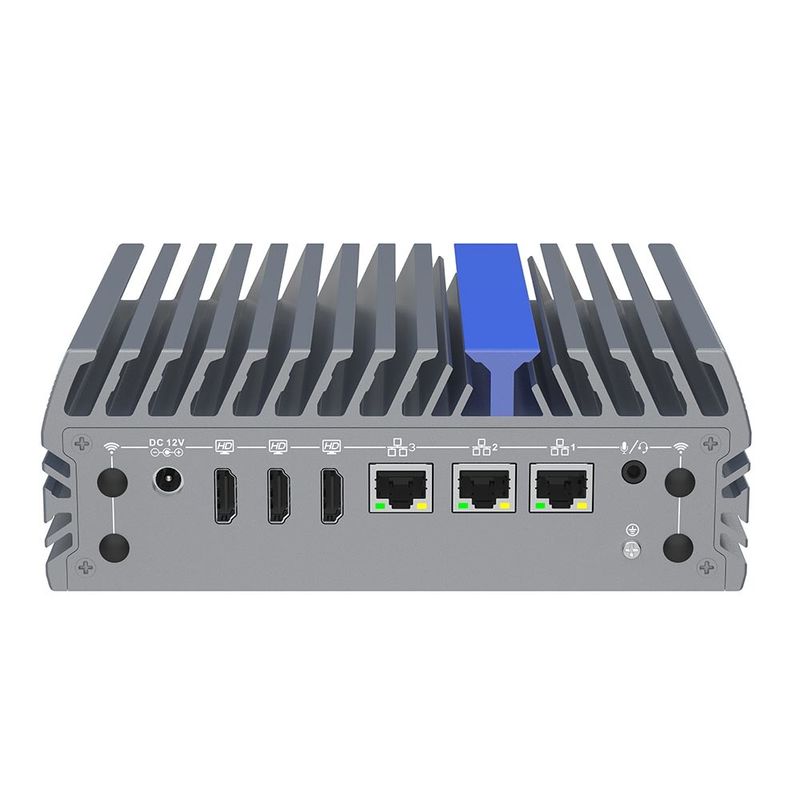 Best 12th Gen i7 1255U Industrial Edge Computer Dual HDMI 4K Compact Design for Smart Factories wholesale
