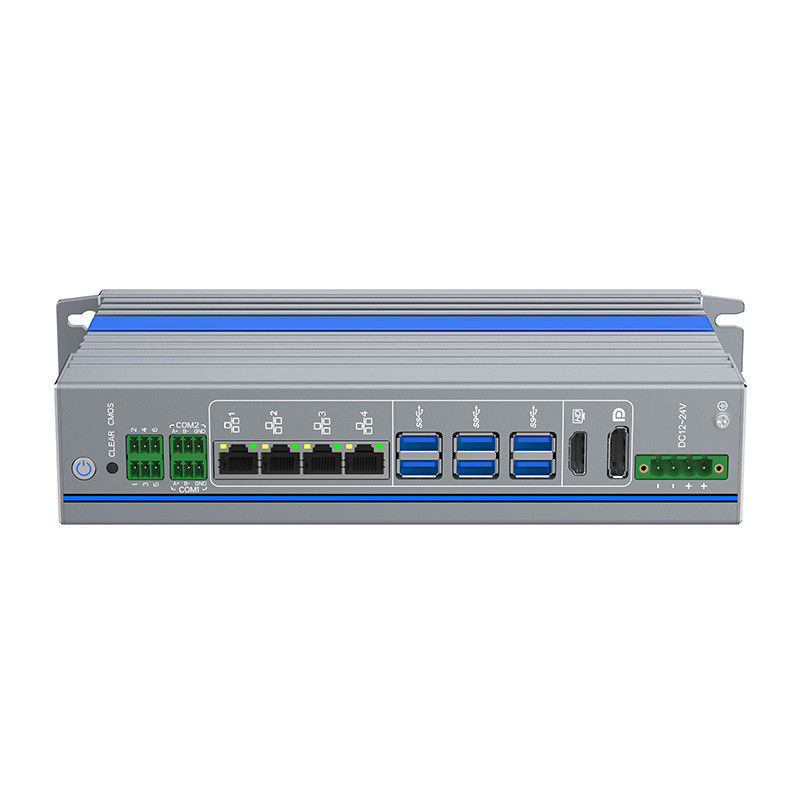 Compact Industrial Mini Computer 4 Lan Firewall Appliance Intel Core I7-12700T Mini Pc Gpio Pin 24v