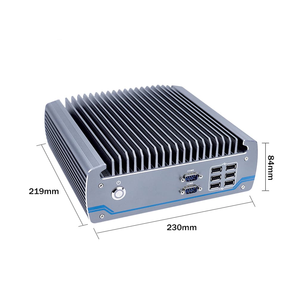 Intel 12th Gen Ten-Core Industrial Desktop Computer I7-1255U Fanless IPC