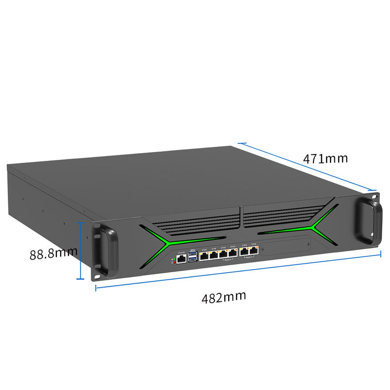 Best 2U Rack Mount Computer 4 Optical Port For Modernize Data Center wholesale