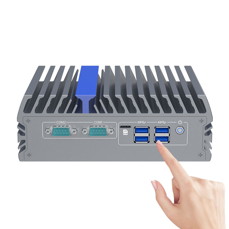 12th Gen i7 1255U Industrial Edge Computer Dual HDMI 4K Compact Design for Smart Factories
