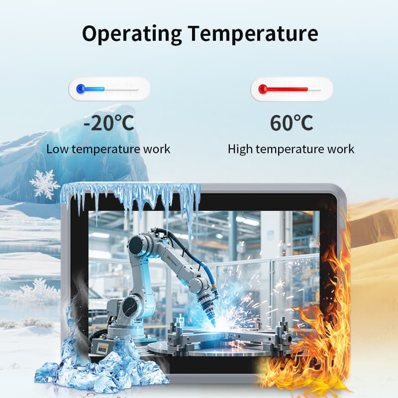 15 Inch Industrial Touchscreen Computer with Intel Core i5-8260U and IP65 Front Panel