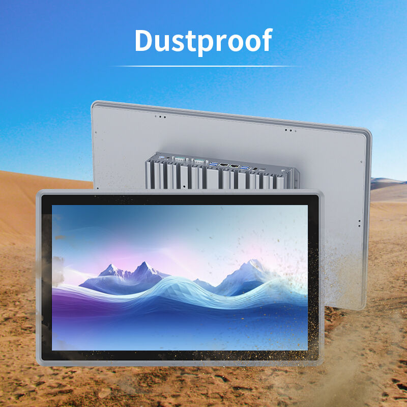 Best 21.5 Inch Industrial All In One Computer With Capacitive Touch Display and Wide Temperature Support in Full Aluminum Alloy wholesale