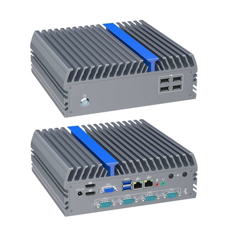 Best I5-12500T Industrial Mini PC Intel 12th Independent Core I5 6 Core With 4 COM 64GB DDR4 Memory wholesale