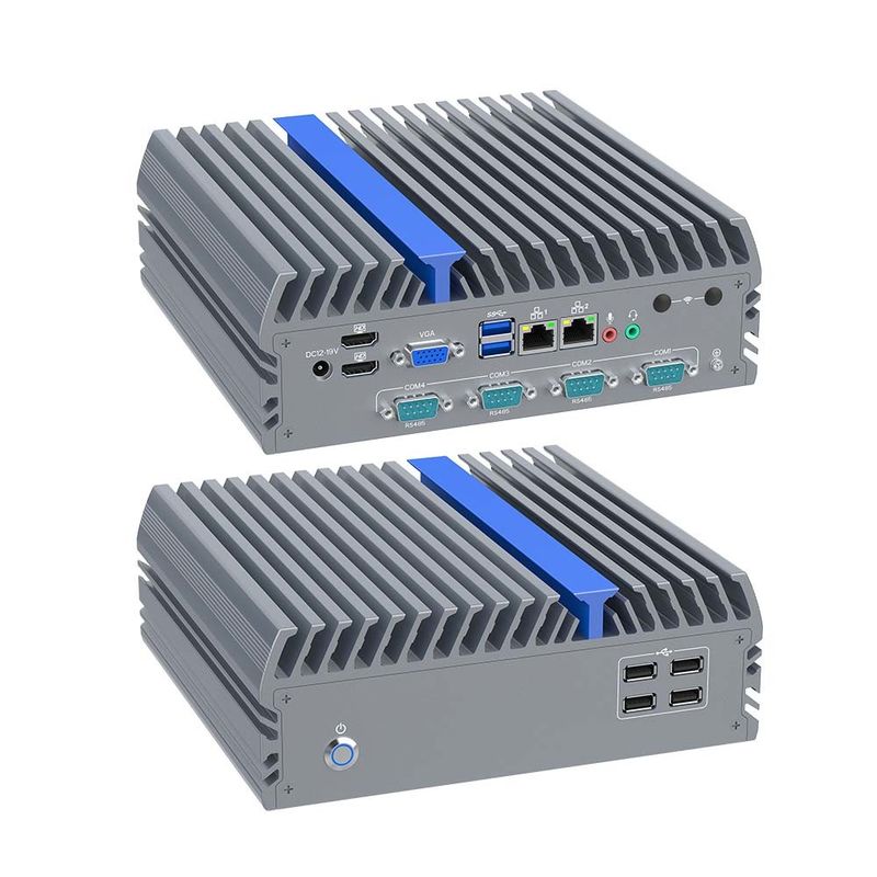 I5-12500T Industrial Mini PC Intel 12th Independent Core I5 6 Core With 4 COM 64GB DDR4 Memory