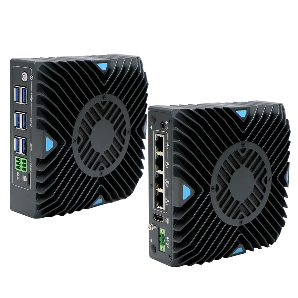 AGV Solution Industrial Linux Computer 4 Intel Gigabit LAN 9-36V Wide Voltage Intel 10th Gen Core i7