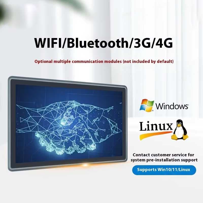 21.5 inch Industrial Panel Computer IP65 Waterproof Intel Core i7 Fanless PC