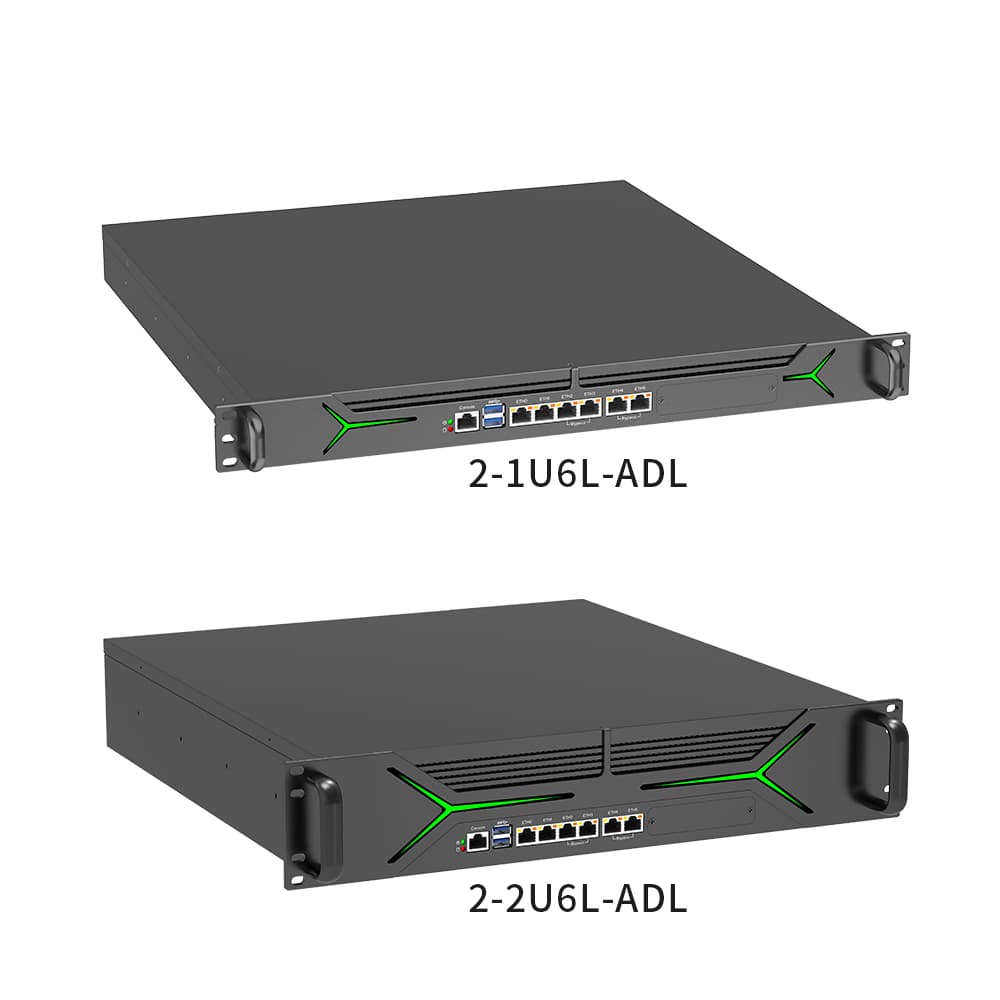 1U Industrial Rackmount PC 6 Intel LAN Intel Core i3 i5 i7