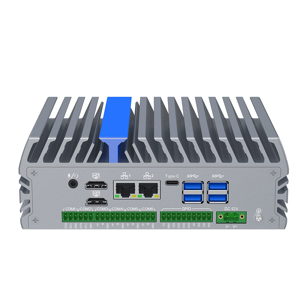 good quality Fanless 12th Gen Intel N100 Small Industrial PC DDR5 4800MHz Triple Display wholesale