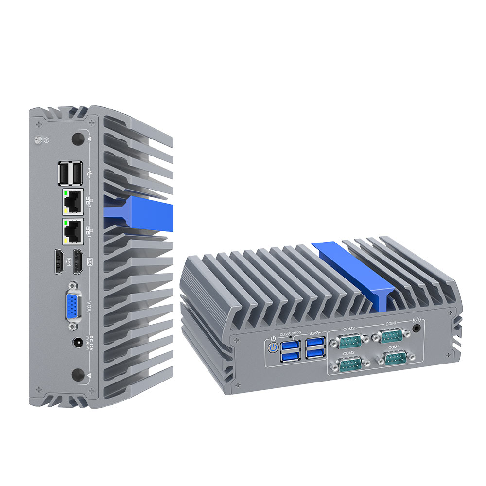 good quality Triple Display Support Industrial Mini PC Intel N100 Fanless & Rugged Embedded Computing wholesale