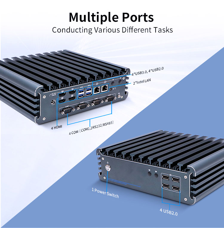 Fanless Industrial PC for Machine Vision